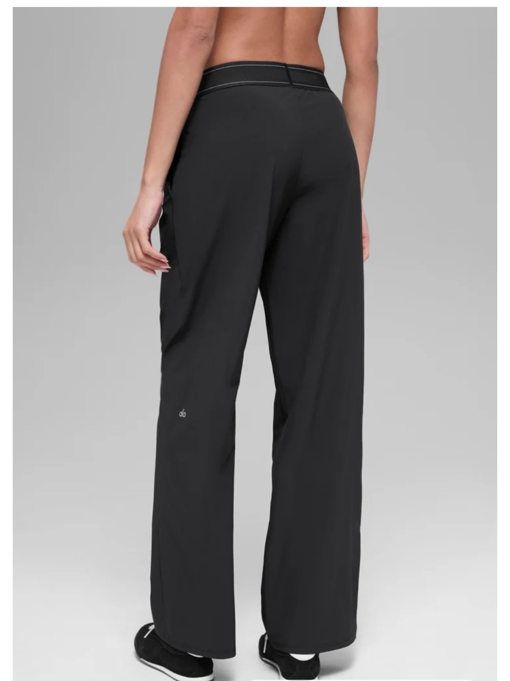 Alo Women's Black Suit Up Trouser Pants - Picture 2 of 7